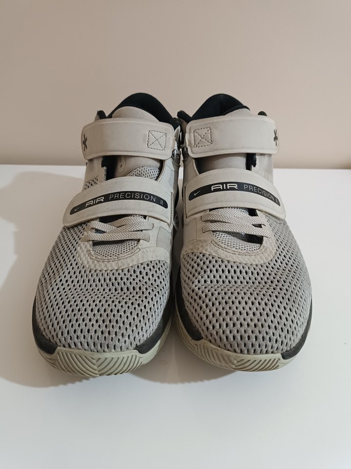 Beyaz Gri Baskılı Basketbol Ayakkabısı - Görsel 2