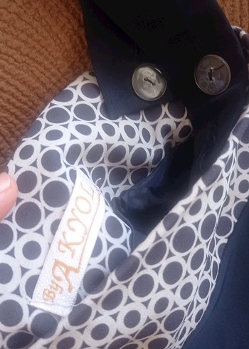 Lacivert Drapeli Uzun etek - Görsel 2