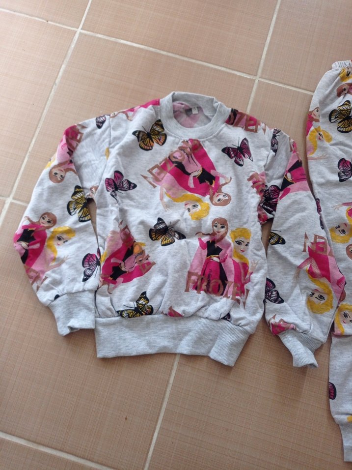 Elsa karlar ülkesi kız çocuk takım - Görsel 2