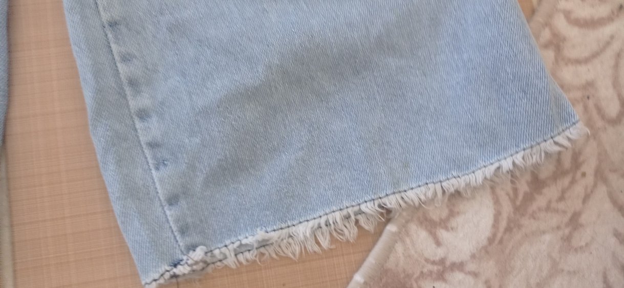 Kadın Açık Mavi Rahat Kesim Midi Kot Pantolon - Görsel 2