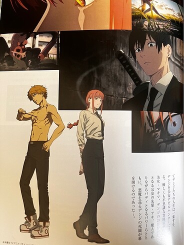  Beden Renk Chainsawman anime handbook
