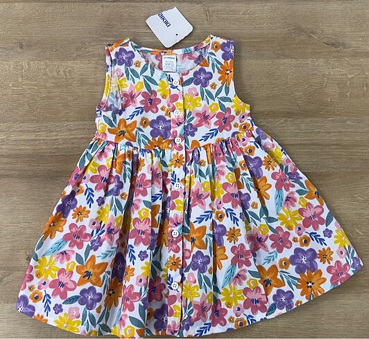 LCW çiçekli bebek elbise