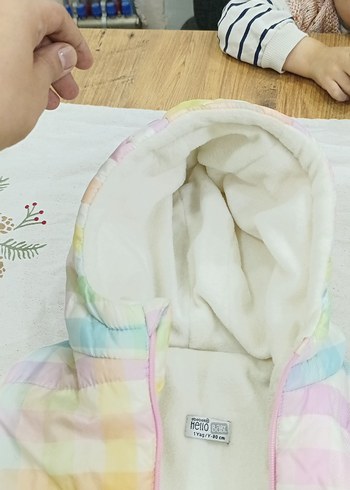 Bebek için Pastel Renkli Baskılı Önlük - Görsel 7