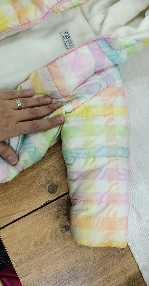 Bebek için Pastel Renkli Baskılı Önlük - Görsel 4