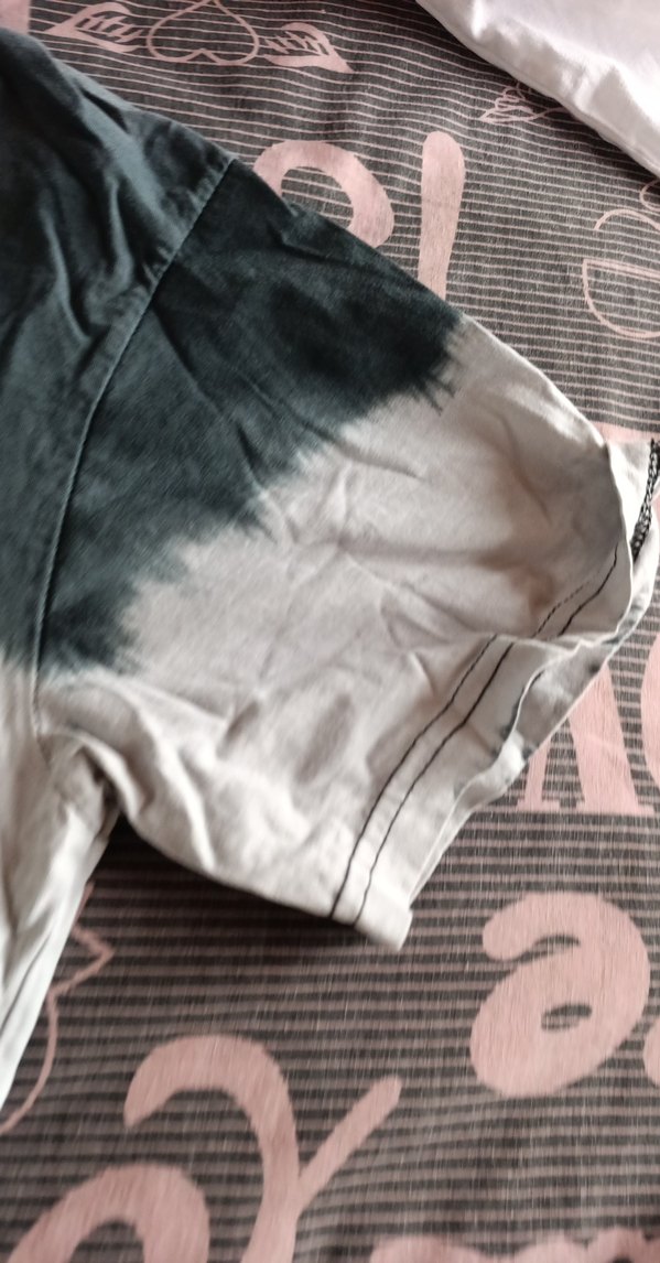 Gri Batik Desenli Hamile Elbisesi - Görsel 3