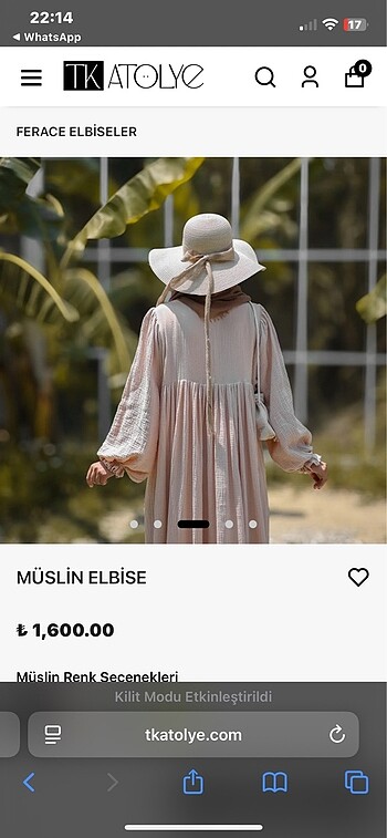 38 Beden Zara müslin elbise
