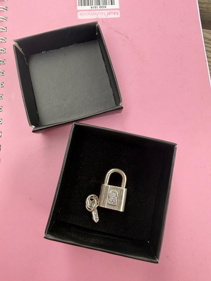 Kadınlar için kilit ve anahtar pandora charm - Görsel 2