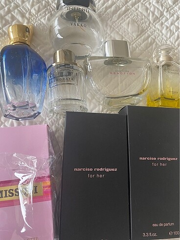 Narciso Rodriguez Boş parfüm şişe kutu
