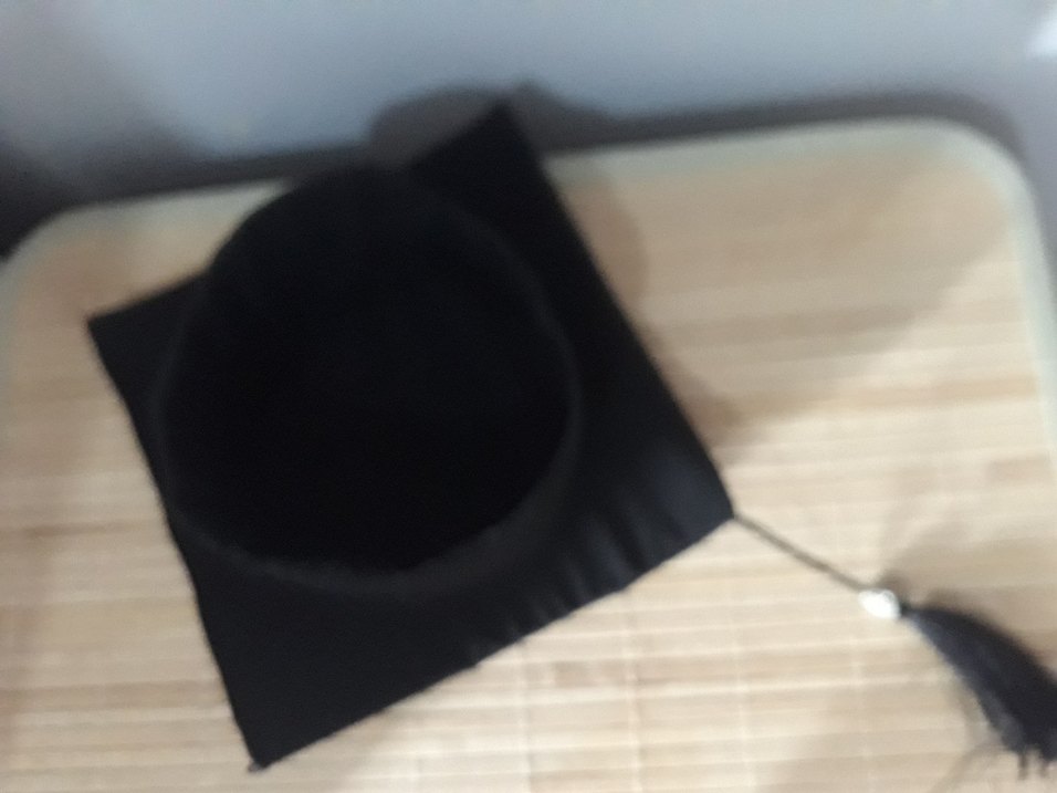 mezuniyet şapkası püsküllü siyah - Görsel 3