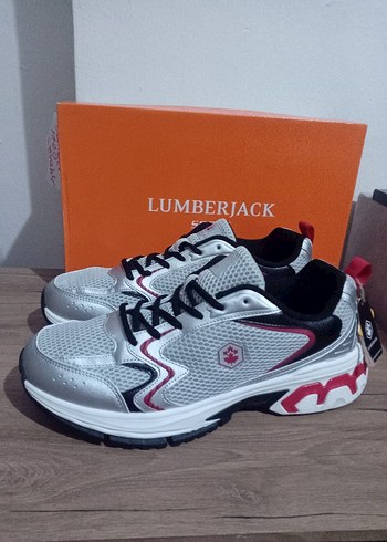 Lumberjack Erkek Gri Beyaz Bağcıklı Spor Ayakkabı