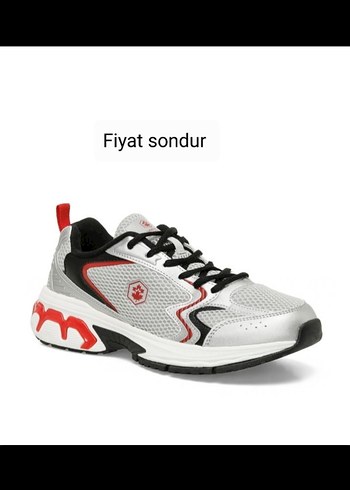 Gri Erkek Spor Ayakkabısı Bağcıklı
