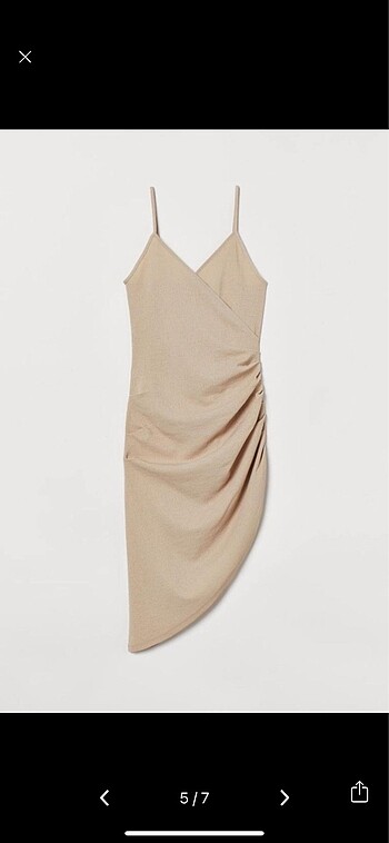 s Beden camel Renk H&M elbise