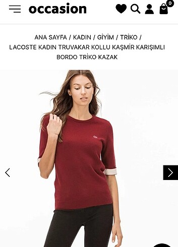 Lacoste Yün Kazak 