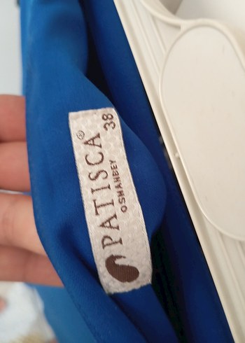 Mavi Piliseli Kadın Uzun Etek - Görsel 3