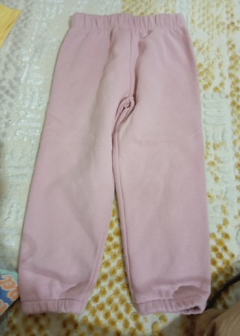 Kızlar için Pembe Rahat Kesim Eşofman Altı - Görsel 2