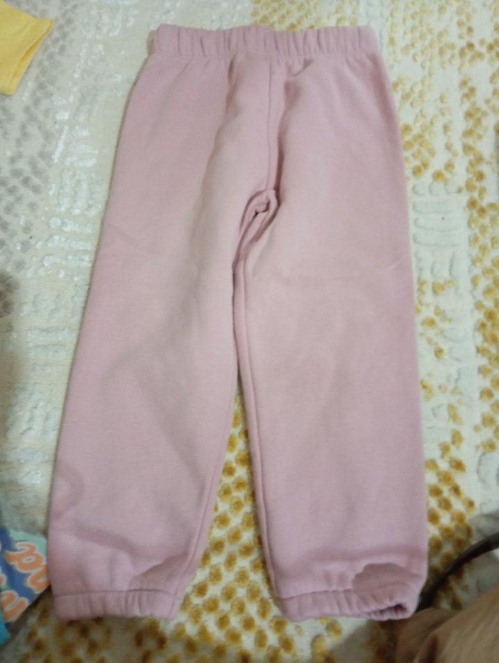 Kızlar için Pembe Rahat Kesim Eşofman Altı - Görsel 2