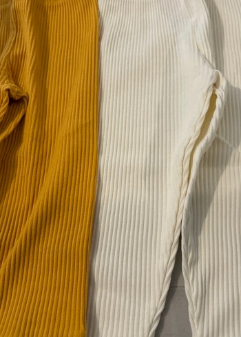 Sarı Triko Kız Tayt - Görsel 2