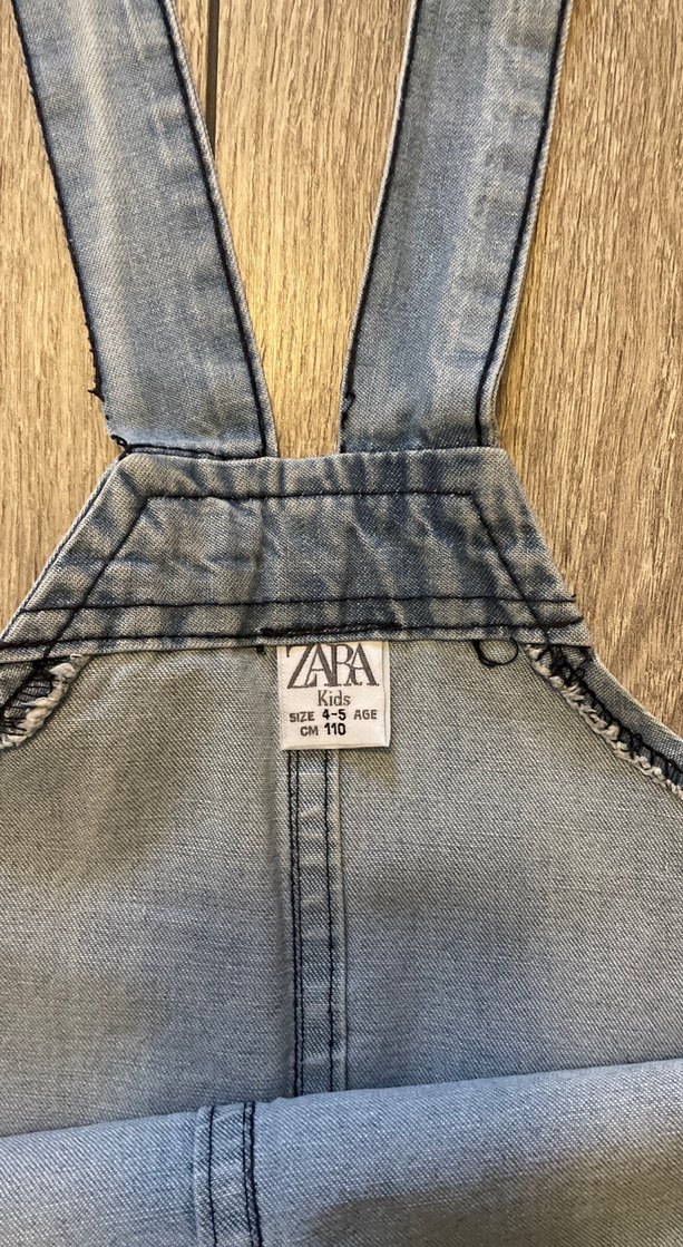 Kadın Mavi Denim Askılı Midi Salopet - Görsel 3