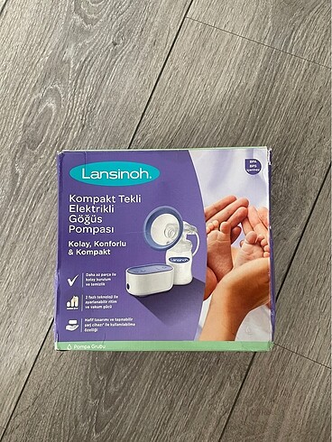 Lansinoh Tekli Elektrikli Göğüs Pompası