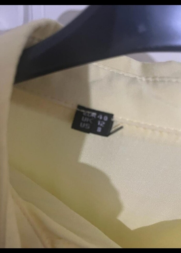 Sarı taşlı gömlek  - Görsel 2