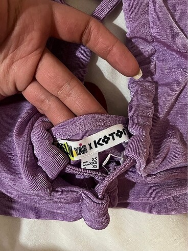 Koton Dekolteli Crop
