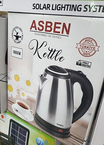 ASBEN ÇELIK KETLL+DIJITAL MASA SAATI