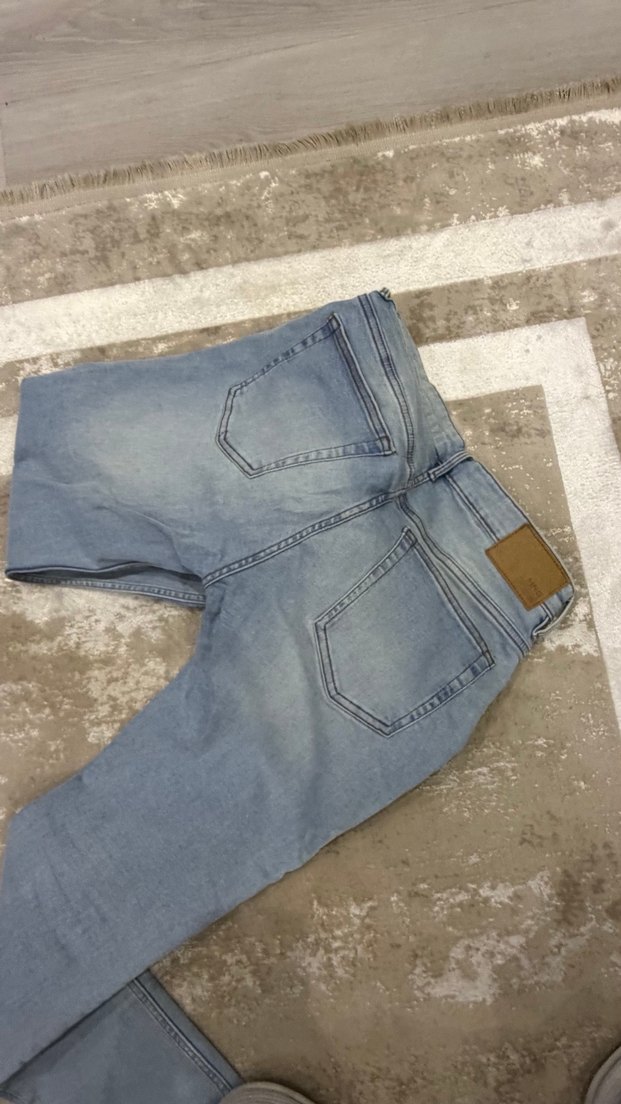 Gri Regular Fit Erkek Denim Pantolon - Görsel 2