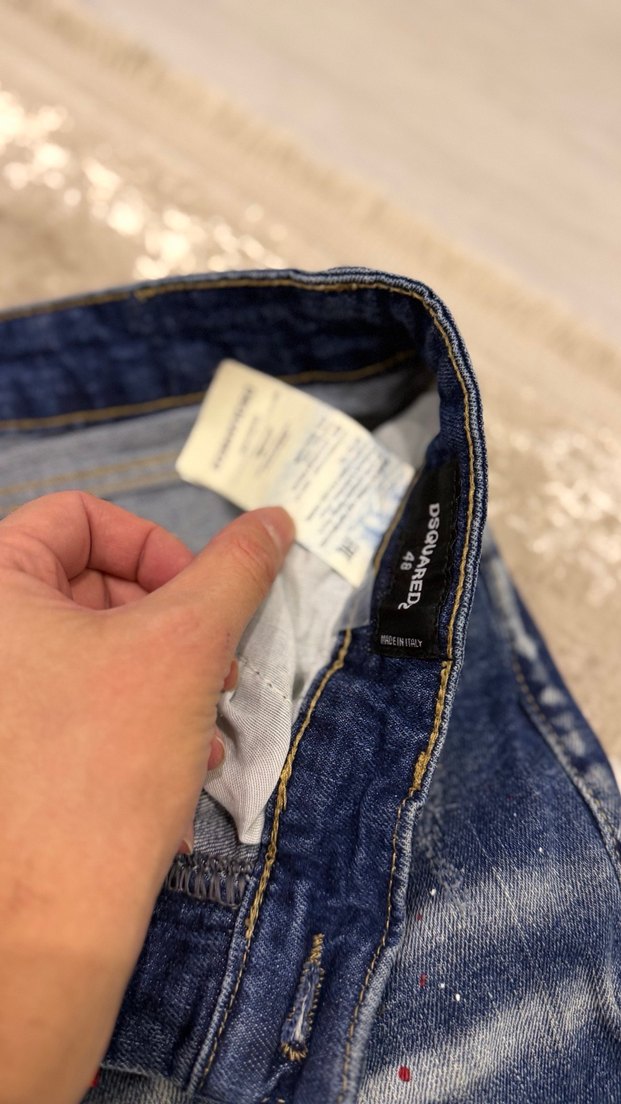 Orijinal Dsquared2 kot pantolon - Görsel 2