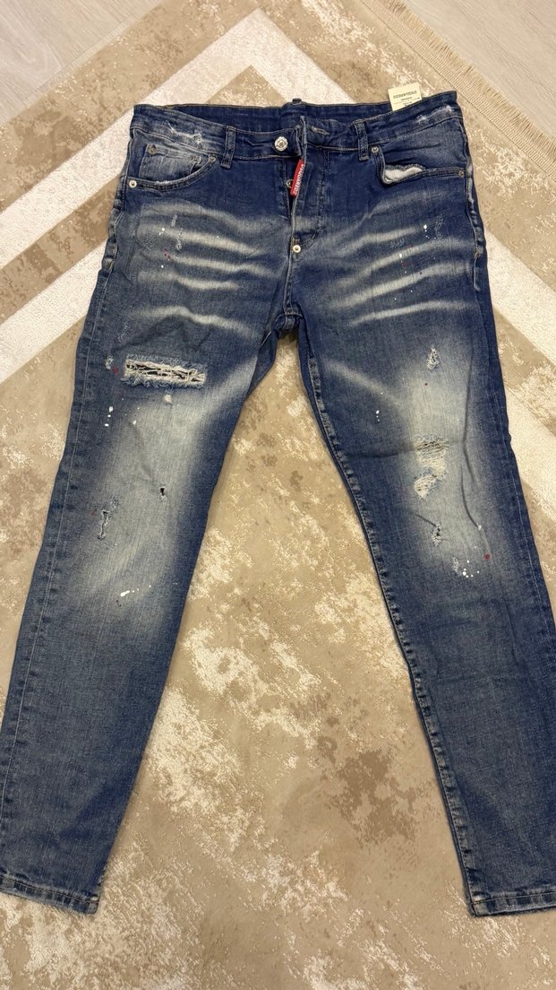 Orijinal Dsquared2 kot pantolon - Görsel 4