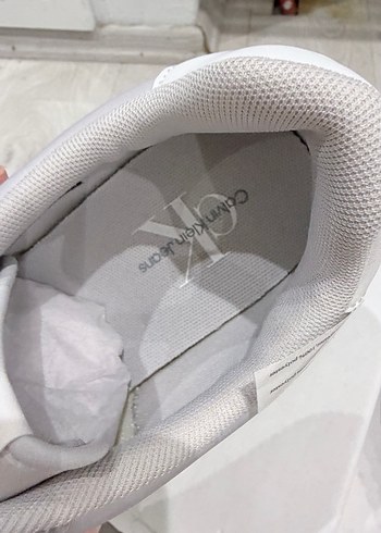 Orijinal Calvin Klein Gri Erkek Sneaker Spor Ayakkabı - Görsel 4