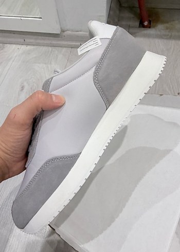 Orijinal Calvin Klein Gri Erkek Sneaker Spor Ayakkabı - Görsel 3