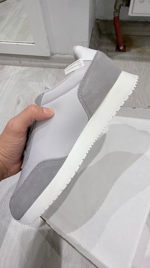 Orijinal Calvin Klein Gri Erkek Sneaker Spor Ayakkabı - Görsel 3