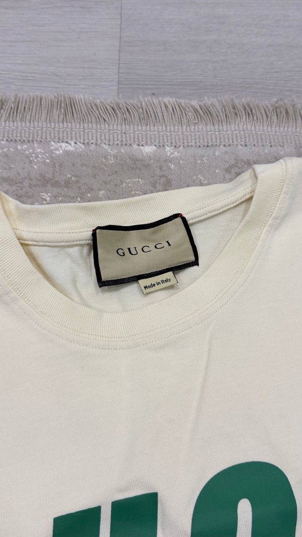 Orijinal Gucci Kollu Erkek Tişört - Görsel 5