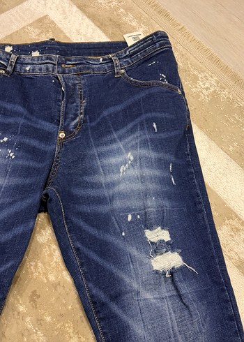 Orijinal Dsquared2 özel tasarım Erkek Denim Jean Pantolon - Görsel 3