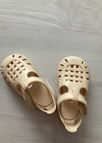 Bej Bohem Tarz Kız Çocuk Sandalet
