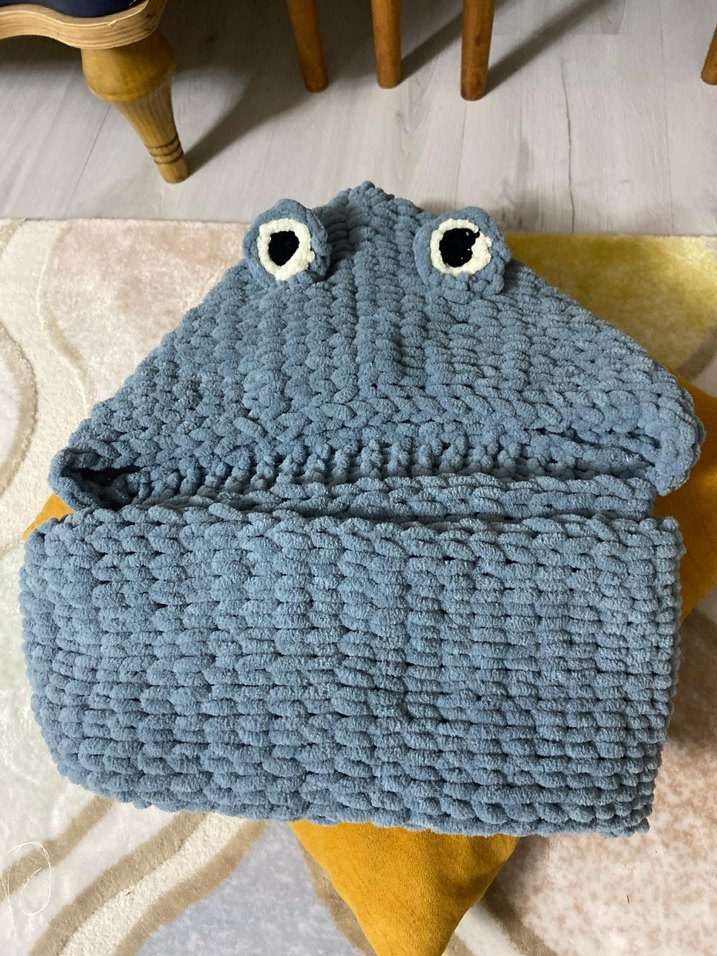 Yeşil Örgü Çocuk Bere atkılı - Görsel 4