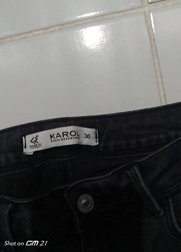 36 Beden gri Renk Bayan kot pantolon