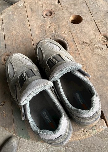 Gri Erkek Outdoor Ayakkabı Velcro Bantlı iş ayakkabısı 45 no - Görsel 5