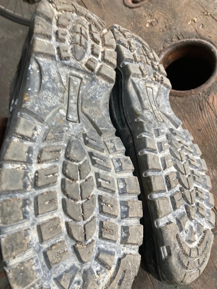 Gri Erkek Outdoor Ayakkabı Velcro Bantlı iş ayakkabısı 45 no - Görsel 2