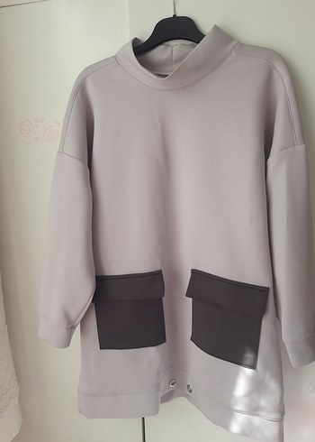 Gri Kadın tesettür takım - Görsel 3