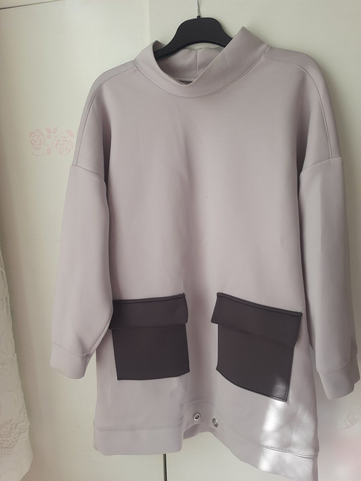 Gri Kadın tesettür takım - Görsel 3