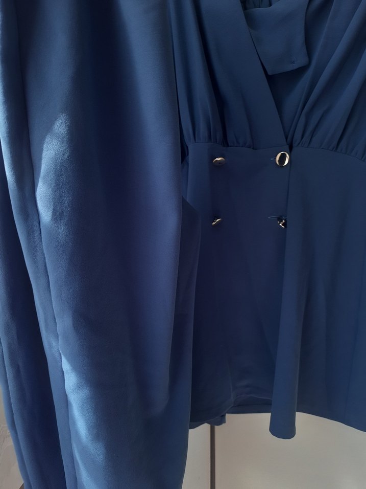 Lacivert tesettür takım - Görsel 2