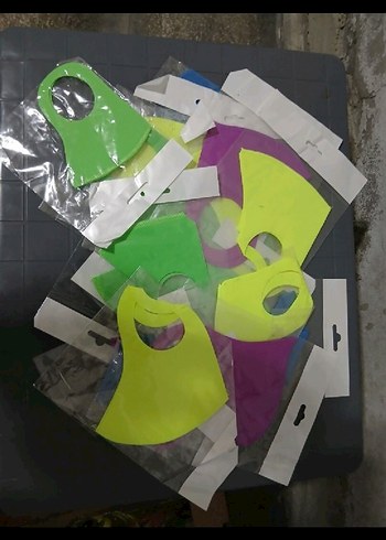 Beden Renk Pembe Maske Takılı Bebek