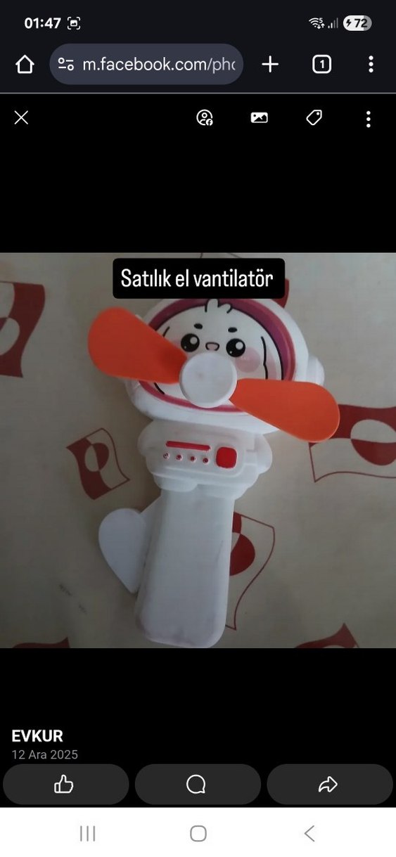 Beyaz El Vantilatörü - Görsel 2