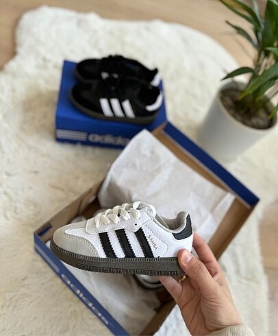 26 Beden Çocuk Adidas samba beyaz