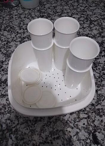 Tupperware yoğurt mayalama kabı 