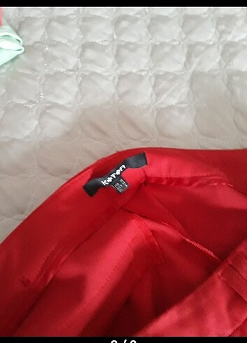 36 Beden kırmızı Renk Koton marka pantalon 