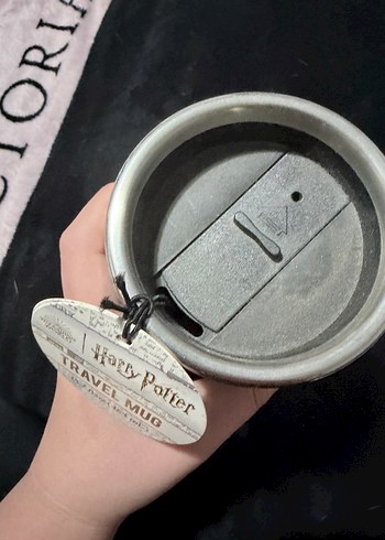 Siyah Hogwarts Temalı Seyahat Termosu - Görsel 4