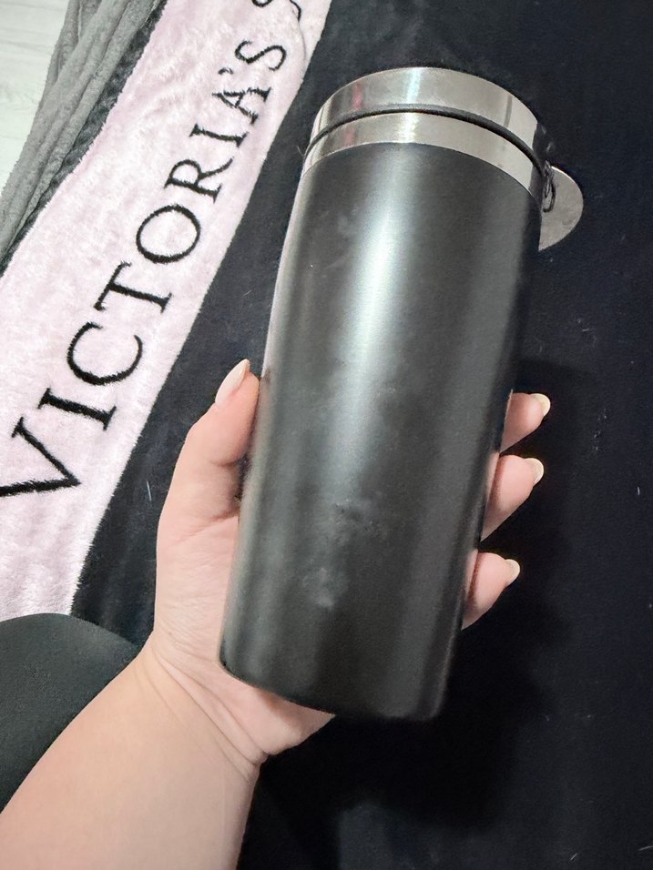 Siyah Hogwarts Temalı Seyahat Termosu - Görsel 3