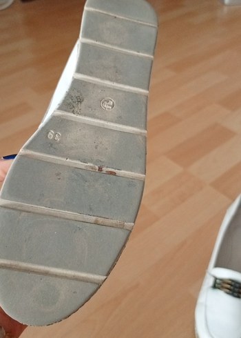 Beyaz Deri Kadın Dolgu Topuk Espadril - Görsel 5